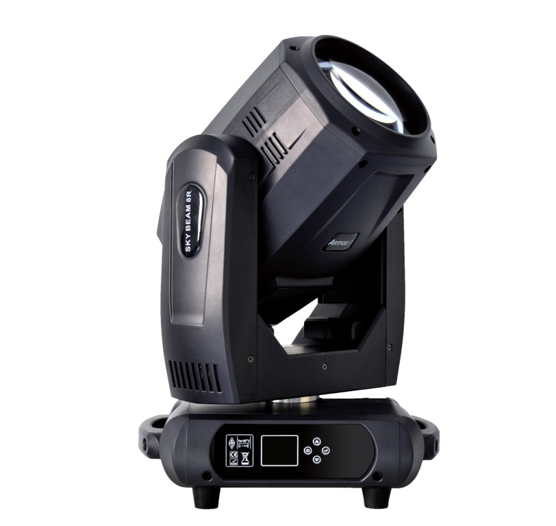 Moving Head Light:Super bright, 2 prisms, Rainbow effects